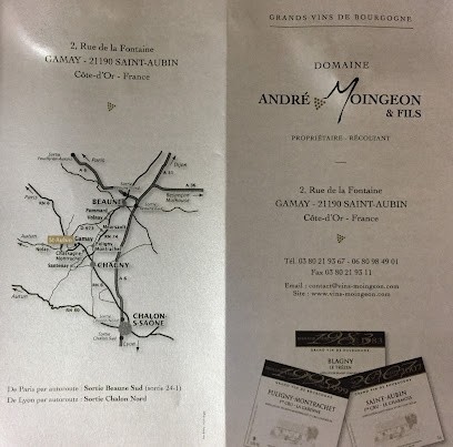 Domaine Moingeon André Et Fils, Vignoble à Saint-Aubin